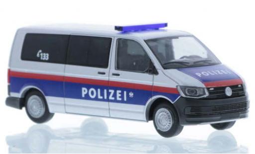 Volkswagen T6 1/87 Rietze Polizei (AT) plus long empattement coche miniatura