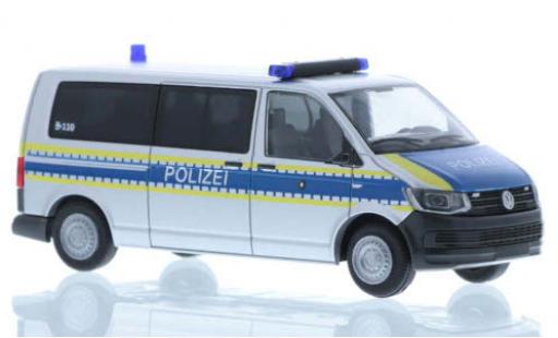 Volkswagen T6 1/87 Rietze Polizei Bayern plus long empattement coche miniatura