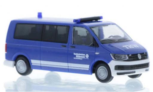 Volkswagen T6 1/87 Rietze THW Ortsverband Stuttgart plus long empattement coche miniatura