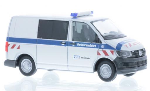 Volkswagen T6 1/87 Rietze Verkehrsaufsicht Wuppertal coche miniatura