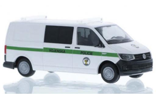 Volkswagen T6 1/87 Rietze Vojenska Policie (CZ) plus long empattement coche miniatura