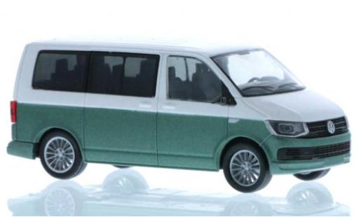 Volkswagen T6 1/87 Rietze blanco/verde court- empattement coche miniatura