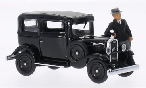 Fiat Balilla 1/43 Rio 508 Villa Torlonia negro 1932 avec figurine coche miniatura