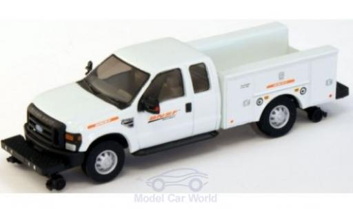 Ford F-350 1/87 River Point XLT Super Cab Utility Hi-Rail Truck BNSF 2008 coche miniatura