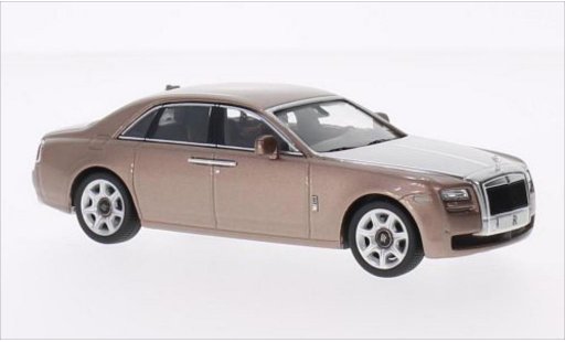 Rolls Royce Ghost Base 1/43 IXO metalico marron/gris 2010 coche miniatura