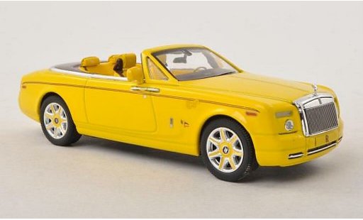 Rolls Royce Phantom Drophead Coupe 1/43 IXO Bijan Pakzad amarillo coche miniatura