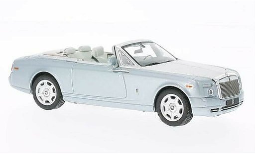 Rolls Royce Phantom Drophead Coupe 1/43 IXO azul/gris 2009 coche miniatura