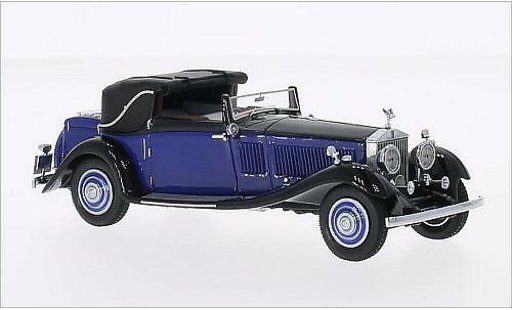 Rolls Royce Phantom Continental 1/43 Neo II DHC Gurney Nutting azul/negro RHD coche miniatura