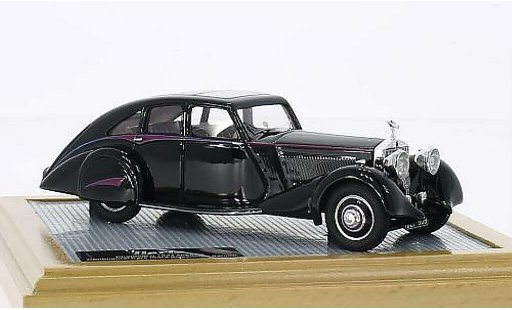 Rolls Royce Phantom Continental 1/43 Ilario II Park Ward Streamline Saloon negro 1934 coche miniatura