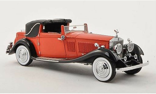 Rolls Royce Phantom 1934 1/43 Neo II Owen Sedanca Coupe Gurney Nutting (64PY) rojo/negro RHD coche miniatura