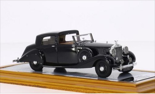 Rolls Royce Phantom Hooper 1/43 Ilario III Sedanca De Ville negro RHD 1937 coche miniatura