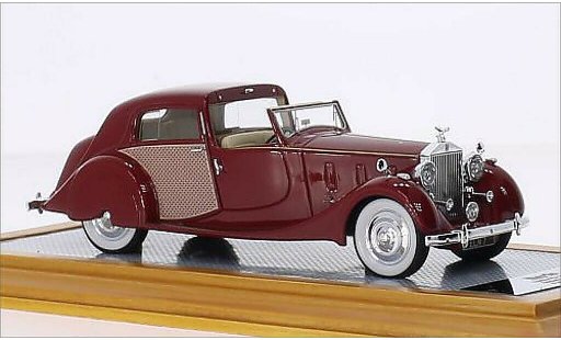 Rolls Royce Phantom Park Ward 1/43 Ilario III Sedanca de Ville rojo/Dekor RHD 1937 coche miniatura