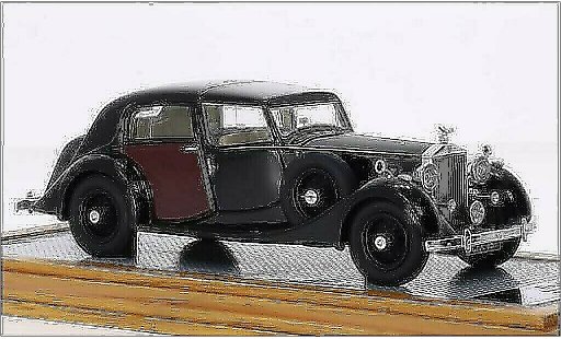 Rolls Royce Phantom Park Ward 1/43 Ilario III Sedanca de Ville negro/rojo RHD 1937 coche miniatura