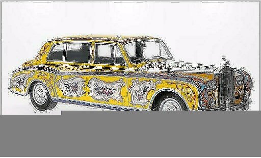 Rolls Royce Phantom John Lennon 1/18 Paragon V MPW RHD coche miniatura