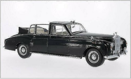 Rolls Royce Phantom Landaulet 1/18 CMF VI negro RHD coche miniatura