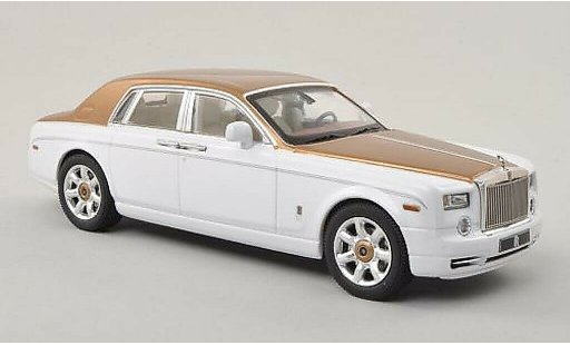 Rolls Royce Phantom 2010 1/43 IXO blanco/gold LHD coche miniatura