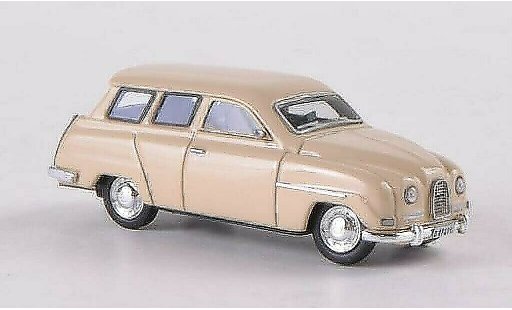 Saab 95 Base 1/87 Neo beige coche miniatura