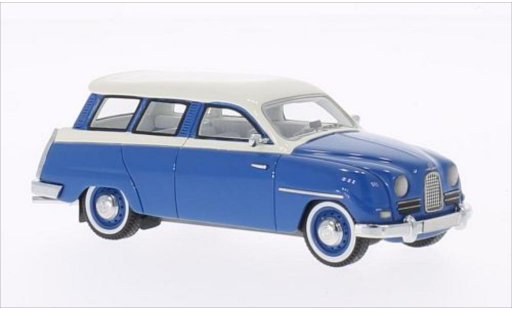 Saab 95 Base 1/43 Neo azul/blanco 18 coche miniatura