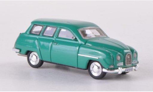 Saab 95 Base 1/87 Neo verde 1961 coche miniatura
