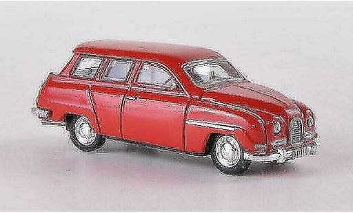 Saab 95 Base 1/87 Neo rojo 1961 coche miniatura