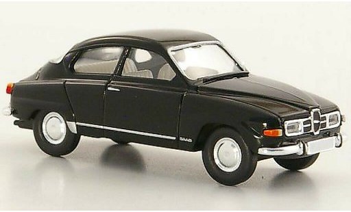 Saab 96 Base 1/87 Brekina negro coche miniatura