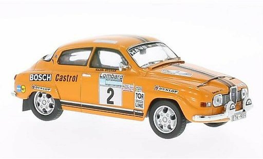 Saab 96 RAC Rally 1/43 IXO V4 No.2 1974 /H.Sylvan coche miniatura