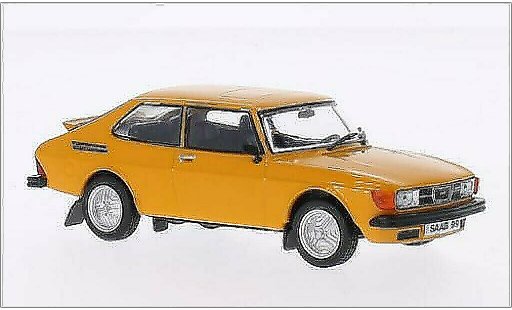 Saab 99 Turbo 1/43 WhiteBox Combi Coupe naranja 1977 coche miniatura