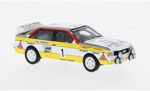 Coche miniatura Audi Quattro 1/87 Schuco No.1 HB Rallye WM Rallye Monte Carlo 1984 1:87 Audi Quattro 1/87 Schuco No.1 HB Rallye WM Rallye Monte Carlo 1984 1:87 coche miniatura