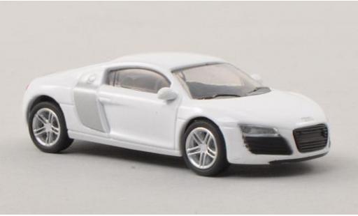 Audi R8 1/87 Schuco blanco/gris coche miniatura