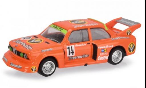 Coche miniatura Bmw 320 1/87 Schuco i (E21) Gruppe 5 No.14 Faltz Jägermeister DRM 1977 H.Grohs Bmw 320 1/87 Schuco i (E21) Gruppe 5 No.14 Faltz Jägermeister DRM 1977 H.Grohs coche miniatura