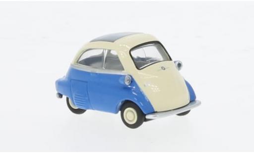 Bmw Isetta 1/64 Schuco 250 blau/beige 1:64 coche miniatura