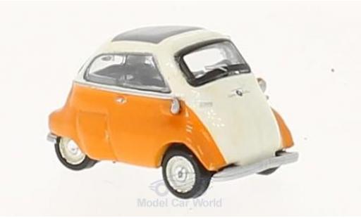 Bmw Isetta 1/87 Schuco beige/naranja coche miniatura