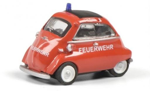 Bmw Isetta 1/87 Schuco Feuerwehr (D) coche miniatura