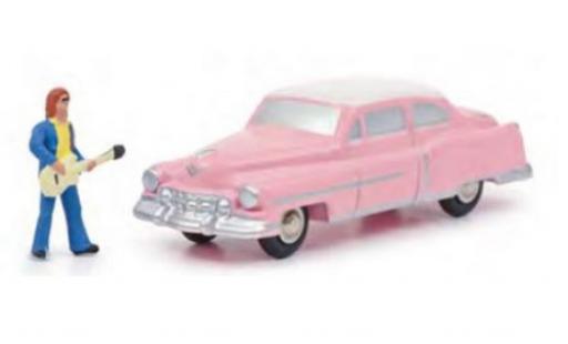 Coche miniatura Cadillac Eldorado 1/90 Schuco rosa/blanco The King avec figurine Cadillac Eldorado 1/90 Schuco rosa/blanco The King avec figurine coche miniatura