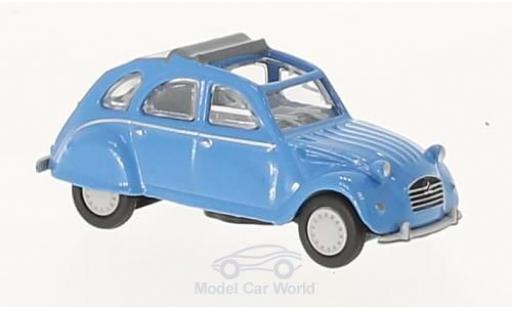 Coche miniatura Citroen 2CV 1/87 Schuco 2 CV azul mit geöffnetem Verdeck Citroen 2CV 1/87 Schuco 2 CV azul mit geöffnetem Verdeck coche miniatura