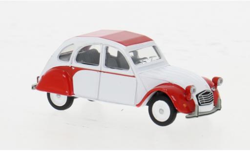 Coche miniatura Citroen 2CV 1/64 Schuco Dolly weiss/rojo 1:64 Citroen 2CV 1/64 Schuco Dolly weiss/rojo 1:64 coche miniatura