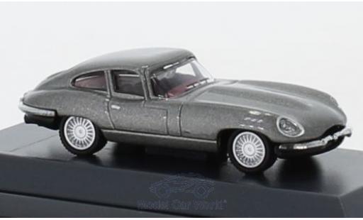 Coche miniatura Jaguar E-Type 1/87 Schuco Coupe gris Jaguar E-Type 1/87 Schuco Coupe gris coche miniatura