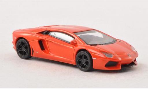Coche miniatura Lamborghini Aventador 1/87 Schuco LP 700-4 metalico naranja Lamborghini Aventador 1/87 Schuco LP 700-4 metalico naranja coche miniatura