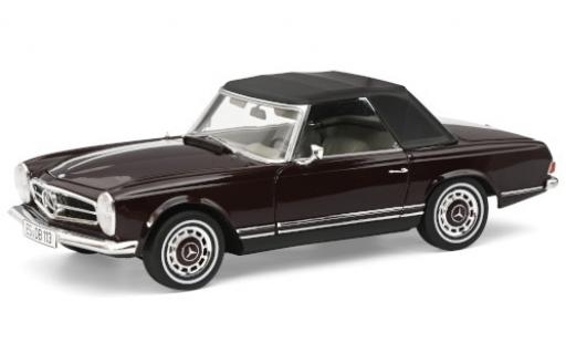 Coche miniatura Mercedes 280 1/18 Schuco SL (W113) rojo 1963 avec détachable Softtop Mercedes 280 1/18 Schuco SL (W113) rojo 1963 avec détachable Softtop coche miniatura