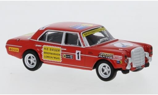 Coche miniatura Mercedes 300 1/87 Schuco SEL 6.8 AMG No.1 Briefmarken Sieger Mercedes 300 1/87 Schuco SEL 6.8 AMG No.1 Briefmarken Sieger coche miniatura