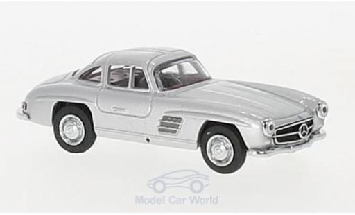 Coche miniatura Mercedes 300 SL 1/64 Schuco SL Coupe (W198) gris Mercedes 300 SL 1/64 Schuco SL Coupe (W198) gris coche miniatura