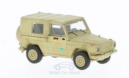 Coche miniatura Mercedes Classe G 1/87 Schuco G matt-beige ISAF Mercedes Classe G 1/87 Schuco G matt-beige ISAF coche miniatura