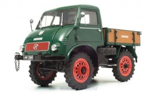Coche miniatura Mercedes Unimog 1/18 Schuco 401 verde 1953 Mercedes Unimog 1/18 Schuco 401 verde 1953 coche miniatura