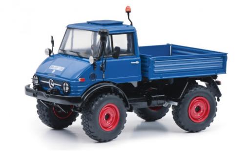Coche miniatura Mercedes Unimog 1/18 Schuco 406 azul Mercedes Unimog 1/18 Schuco 406 azul coche miniatura