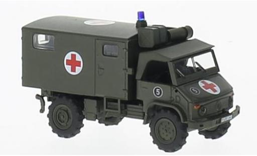 Coche miniatura Mercedes Unimog 1/87 Schuco S404 Sanka oliv Bundeswehr Mercedes Unimog 1/87 Schuco S404 Sanka oliv Bundeswehr coche miniatura