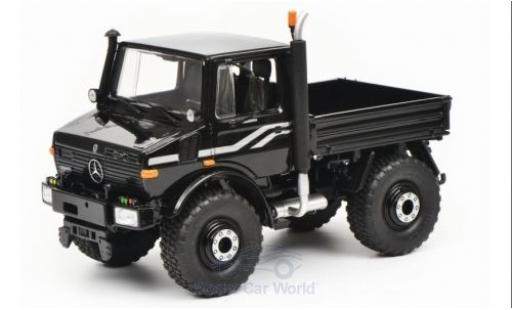 Coche miniatura Mercedes Unimog 1/32 Schuco U1600 negro 1974 Mercedes Unimog 1/32 Schuco U1600 negro 1974 coche miniatura