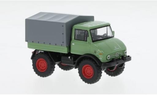 Mercedes Unimog 1/64 Schuco U406 gr&uuml;n 1:64 coche miniatura