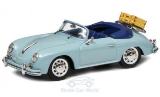 Coche miniatura Porsche 356 1/43 Schuco A Cabriolet azul mit Gepäck Porsche 356 1/43 Schuco A Cabriolet azul mit Gepäck coche miniatura