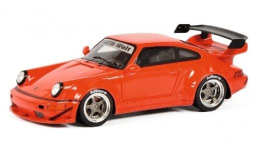Porsche 964 RWB 1/43 Schuco 911 () RAUH-Welt RWB rojo coche miniatura
