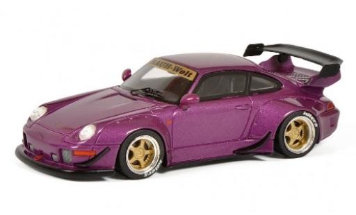Coche miniatura Porsche 993 RWB 1/43 Schuco 911 () RAUH-Welt RWB metalico purpura Porsche 993 RWB 1/43 Schuco 911 () RAUH-Welt RWB metalico purpura coche miniatura